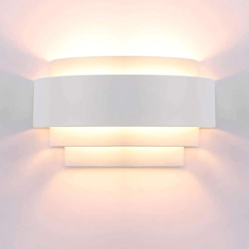 Modern LED Wall Light Up and Down Wall Lamp Indoor Sconce Lighting Fixture Uplighter Downlighter E27 Compatible with Living Room Bedroom Bathroom, Luxury
