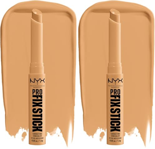 NYX Professional Makeup Korrigierender Concealer, Kaschiert Augenringe, Unreinheiten, dunkle Flecken und Verfärbungen ab, Mit Hyaluron, 12 Stunden Halt, Vegane Formel, Pro Fix Stick, Classic Tan