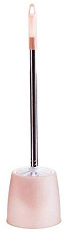 Ensemble brosse WC en acier inoxydable avec base brosse WC Wx8210942, rose