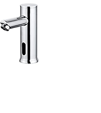 QAZWSXED LESANGBAIHUODIAN Bathroom Basin Faucet Automatic Infrared Sensor Tap Hand Free Touchless Deck Mounted Sink Sensor Tap Crane Cold Hot Water Tap (Color : A1)