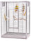 Montana Cages | Premium Vogelvoliere New Melbourne I Vogelkäfig für Sittiche, kleine Papageien, AVILON Pulverbeschichtet, Platinum Edition, ca. 80 x 50 x 110 cm