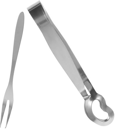 Cabilock Vajilla De Caracol Pinzas Tenedor Para Caracoles Utensilios De Cocina De Acero Inoxidable Pinzas Para Mariscos De Herramientas Para Pescado y Para Uso Barbacoas y Fiestas