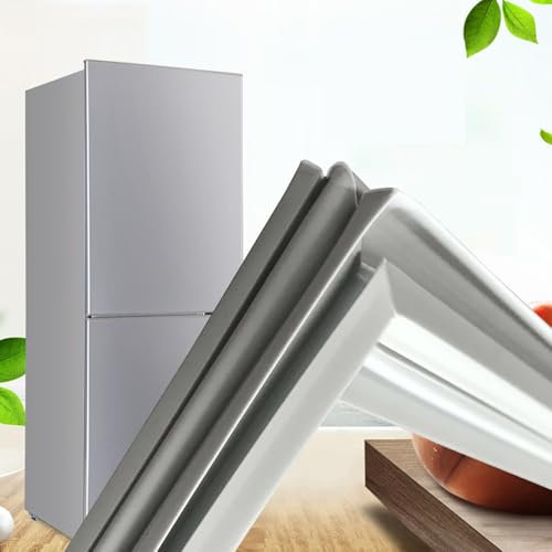 Weiße Gefrierschrank-Türdichtung passend für Kühlschrank Ersatzteil Ersetzt Türdichtung Dichtung Türgummi Gummi Gefrierabteil Kühlschrank Gefrierschrank,Weiß,One Size