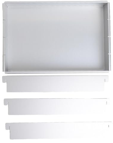 Rectangle Cake Pan - Deep Cake Pan, Non-Stick Anodized Aluminum Cake Pan | Flan Baking Cups Baking Mould Divider for Home Kitchen Valentine's Day Wedding Birthday Party