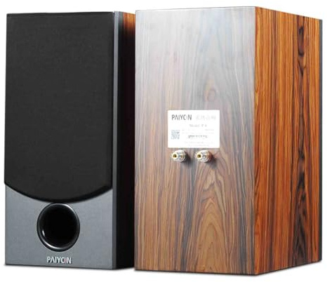 PAIYON Passive Bookshelf Speakers HiFi Stereo Home Audio with 2 Way 6.5inch Woofer 1 inch Silk Dome Tweeter (Amplifier or Receiver Required) (P4)