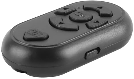 Nicear Bluetooth Fjärrkontroll Handsfree App Page Turner Uppladdningsbar kamera Videoinspelning Fjärrkontroll Scroll Ring Clicker för telefon Bärbar storlek Svart