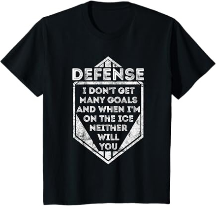 Ice Hockey T-Shirt Funny Defenseman Player Tee Gift T-Shirt