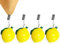 Dtoterul Pesi per Tovaglia 4 Pezzi Tovaglia Pesi Limone Pesi per Tovaglia con Morsetto Ciondolo Tovaglia Clip Peso Tovaglia da Esterno Fermatovaglia Ganci per Tovaglie da Tavola Decorato per la Festa
