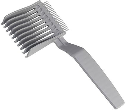 Pettine Professionale per Taglio Capelli - Design Sfumato e Posizionamento Curvo - Strumento da Barbiere per Parrucchieri Uomo - Accessori per Salone