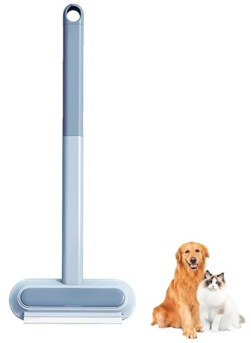 Rimozione Di Animali Domestici - Rimozione Di Cani | Depilatore Per Animali Domestici Con Manico | Spazzatrice, Scopa Per Tappeti, Levapelucchi Per Animali Domestici Multiuso Su Entrambi I L