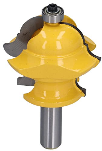 Router Bit Multi Form Adjustable Drilling Milling Tool Woodworking Silver Yellow