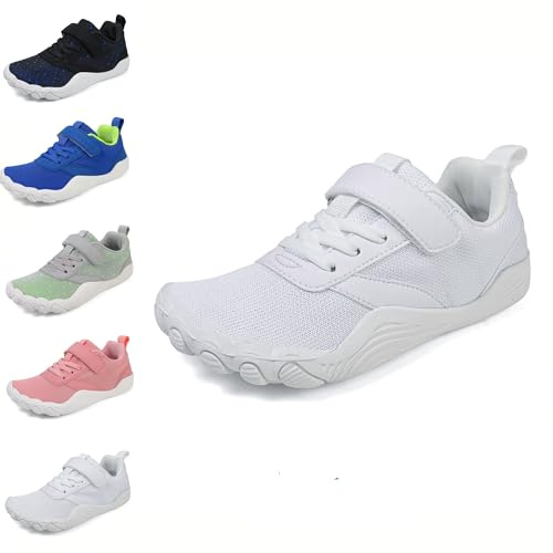 Niños Calzado Descalzos Niño Niña Zapatillas de Senderismo Transpirables,Zapatos de Trekking Barefoot Minimalistas,Antideslizante Sneakers Unisex-niños