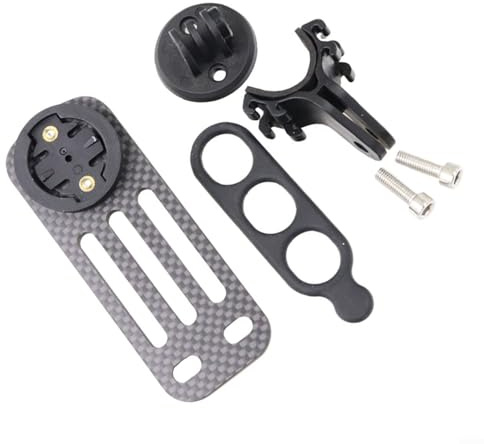 Fauhapyway In Fibra di Carbonio Bike Computer Staffa Supporto Compatibile Con DEDA ALANERA Manubrio Per Garmin GPS Navigazione Accessorio