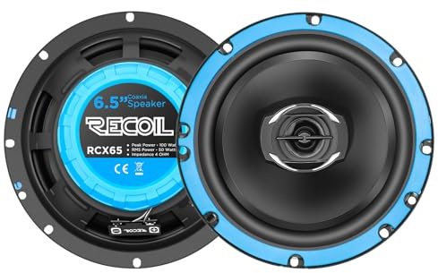 RECOIL RCX65 Echo Series 6.5-Inch Car Audio Coaxial Speaker System