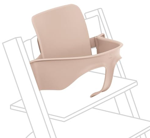 Tripp Trapp Baby Set 2 de Stokke, Rosa Sereno - Ideal para bebés de 6 a 36 meses - Convierte la silla Tripp Trapp (fabricadas después de mayo 2003) en una cómoda trona