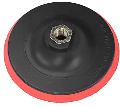 125mm Backing Pad with M14 Drill Adapter, Backing Pad Replacement for Sander Disc, Backer Plate Drill Attachment for Buffing, Polishing, and Napping Sanding Discs