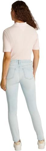 Tommy Hilfiger Donna Jeans Como Skinny Sky Vita Media, Bianco (Sky), 26W/30L