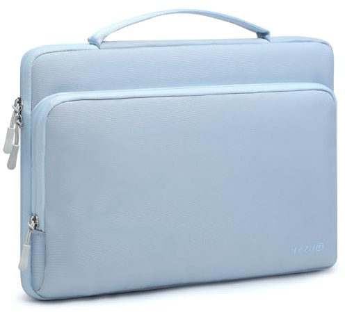 HYZUO 13 Tum Laptopväska Fodral för MacBook Air 13 M5, Blek Blå | för MacBook Air 13 M5-M1 2026-2018 A3449, MacBook Neo 13, MacBook Pro 13 M2 M1, iPad Pro/Air 13, Surface Pro, XPS 13
