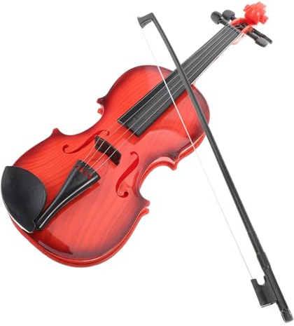 Gatuida Jouet Violon Réaliste avec Cordes pour Garçon Et Filles Débutants, Instrument De Musique Éducatif, Modèle D’Alto Compact sans Piles, pour Spectacle Et Initiation Musicale