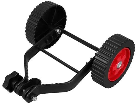 TOYANDONA Roue de Support Auxiliaire pour Tondeuse à Gazon Manuelle, Pièce Détachée Résistante Bande de Roulement Antidérapante, Compatible et Facile à Installer pour Entretien Jardin