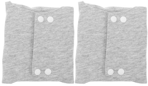 MAGICLULU Compresas Femeninas Lavables para Postparto 2 Unidades 22X28 CM Algodón Gris Ultrafinas para Incontinencia y Cuidado Maternal, Uso Reutilizable