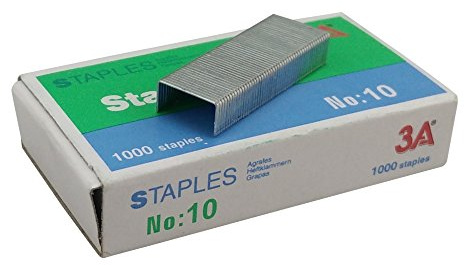 3 A 931357 Box von 1000 Heftklammern Nr. 10