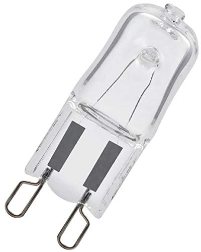 Nartel Pack of 10 x G9 33W=40W 240V Dimmable 460 Lumen C Rated Safety Fused Halogen Clear Bulbs Lamps Capsules