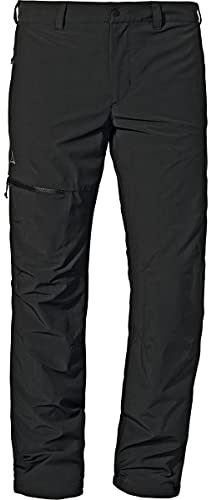 Schöffel Herren Pants Koper1 Warm M, gefütterte Wanderhose mit 4 Wege-Stretch, robuste Thermohose mit vorgeformten Knien, schnelltrocknend und geruchshemmend, black, 28