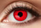 Balinco Lentes de Contacto Colores sin receta, con Motivo, Ojos, Accesorios Disfraces para Cosplay, Halloween, Carnaval, Mardi Gras, Dia los Muertos, Fiesta, Festival, Rave Rojo Slido