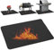 BEZORR Feuerfeste Unterlage, Grillunterlage aus-Glasfaser 36x48inch, Hitzebeständige Wasserbeständige Grillmatte, Outdoor BBQ Matte für BBQ Grills, Kamin, Boden, Rasen und Camping
