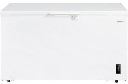 Edesa EZH-4211 Congelador Horizontal de 418 L, Función Dual, Regulación Mecánica de Temperatura, Cesto Interior, Maneta Exterior, Clase Energética E, Blanco