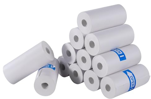 ACOHSY Thermal Paper for Kids Instant Print Cameras,12 Rolls,Thermal Printer Paper White,Zero Ink Printing Paper for Kids Camera,Easy to Replace - Suitable for Kids Camera Instant Print