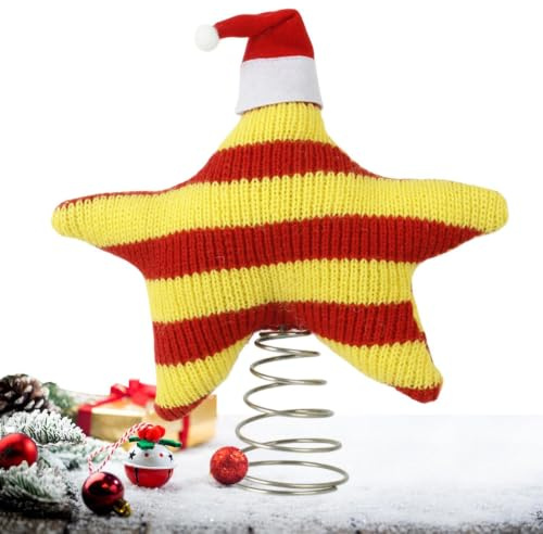 Julgransspets | stjärna vintage dekoration | julgransspets storpack | för barn, kontor, kyrka, semester, fest, spiselkrans, öppen spis, fönster, dörr, vinter, festlig fest