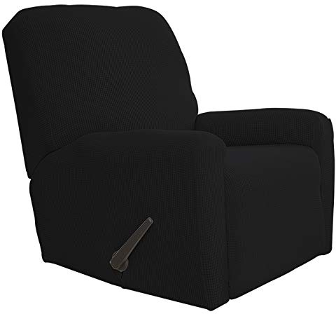 Easy-Going Stretch Recliner Chair Sofa Slipcover Washable Black
