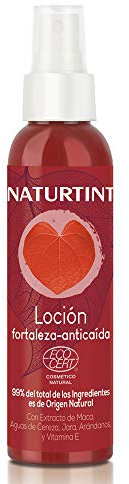 Naturtint | Spray Fortificante Per Capelli | Lotion Intensivo Anticaduta Senza Risciacquo | Per Capelli Indeboliti | 99% ingredienti natural | Per uomo e donna | Senza solfati e parabeni | 125ml