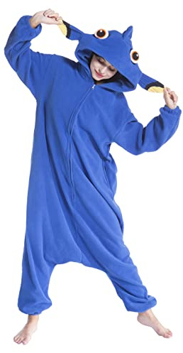 Simzoo Pigiama A Tutina per Animali Adulti, Pigiama in Costume da Pesce per Uomini E Donne, Abbigliamento da Casa Monopezzo Unisex