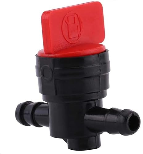 AUTOZOCO Valvula de gasolina universal 6mm para motores de combustión, Válvula de cierre de combustible, Grifo de combustible, Válvula de combustible, Válvula de corte de gasolina, Plástico, 6 mm