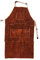 EMSea Delantal de Soldadura de Bolsillo Cuero de Vaca con Hebilla de Liberación Rápida Longitud Ajustable para Hombres Y Mujeres - 90x60 Cm (marrón Oscuro)