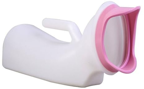 BMOZRM Portable Urinal for Women Bed Pans for Elderly Females Spill Proof Durable Bedpans Potty Bedside Toilet for Bed-Bound, Hospitals, Home