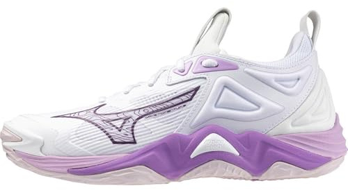 Mizuno Zapatos de Voleibol para Mujer, Blanco, 42 EU
