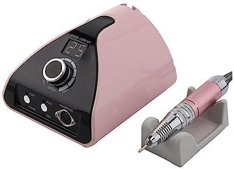 CVNIMV Taladro eléctrico para uñas, máquina Profesional para manicura, fresadora de uñas Profesional de 35000 RPM, Potente Taladro eléctrico para uñas también para salón de uñas