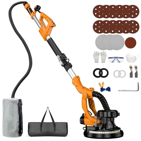 Drywall Sander with Vacuum Dust Collector,Popcorn Ceiling Removal