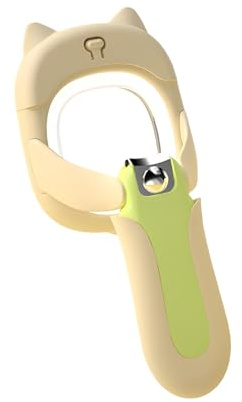 Siuwddee Coupe-Ongles pour Bébé - Coupe-Ongles Électrique pour avec Lumière LED et Grossissement 25X - Ciseaux Automatiques de Sécurité pour le Toilettage des Bébés, pour une