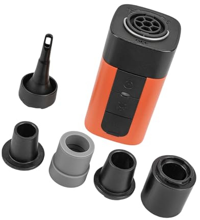 FANSHINUO Ad alta potenza ricaricabile con adattatore gonfiaggio rapido per letto gonfiabile piscina campeggio Essentials pompe di aria ricaricabili per gonfiabili