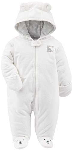 Simple Joys Kid's Baby Pram Ivory Bear Outerwear, Ivory, 0-3 Months