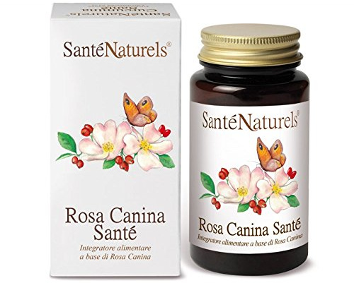 Vitamina C Rosa Canina 100 Capsule Vegetali da 450 milligrammi, Integratore Alimentare Notificato al Ministero