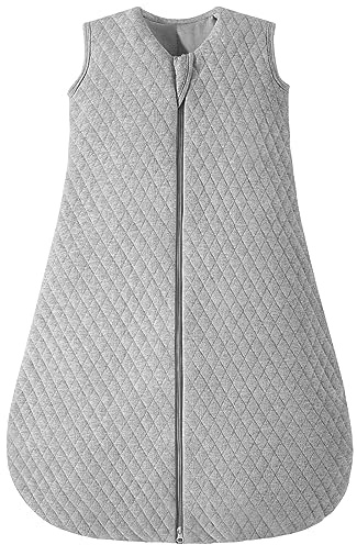 Yoofoss Baby Sleeping Bag 2.5 Tog - 0-6 Months Winter Sleeping Bag Baby 100% Organic Cotton Sleep Sack for Newbron Infant Toddler Quilted Warm Soft