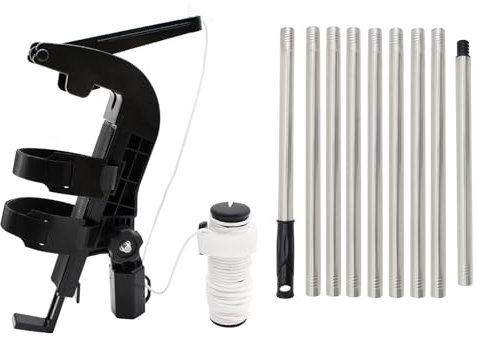 Rallonge pour spray anti-frelons avec perche télescopique 3,2 m - Rallonge de bombe aérosol guêpe, Angle réglable tige de pulvérisation pour bombe aérosol mousse guêpe spray