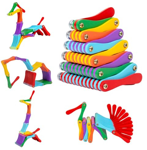 KUKUTrue® Juguetes Montessori 3 4 5 6, Juegos Niños 3 Años, Construcciones para Niños, Motricidad Fina, Juguetes de Madera, Regalo Niño Niña 3-6