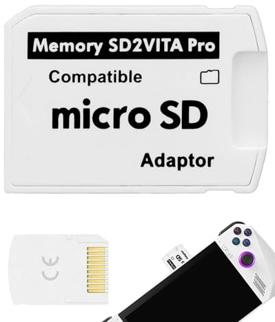 JIPUKE SD2Vita 6.0 Memory Card Adapter for PSV1000/2000 Memory Card Full Coverage Ultimate Version, ps vita sd card adapter, compatible for PSTV FW 3.65 HENkaku Enso System Firmware